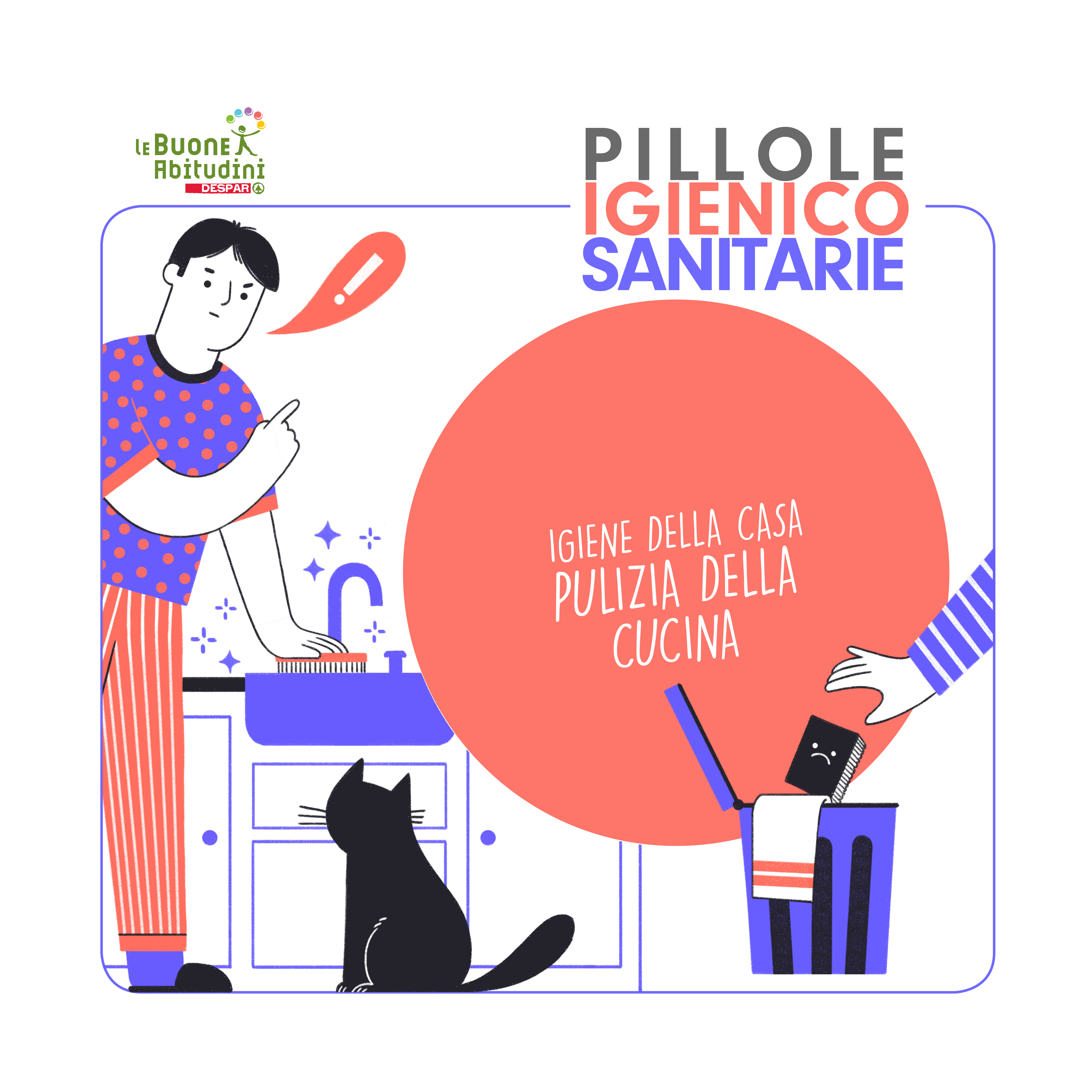 Igiene della casa: pulizia della cucina e delle stoviglie